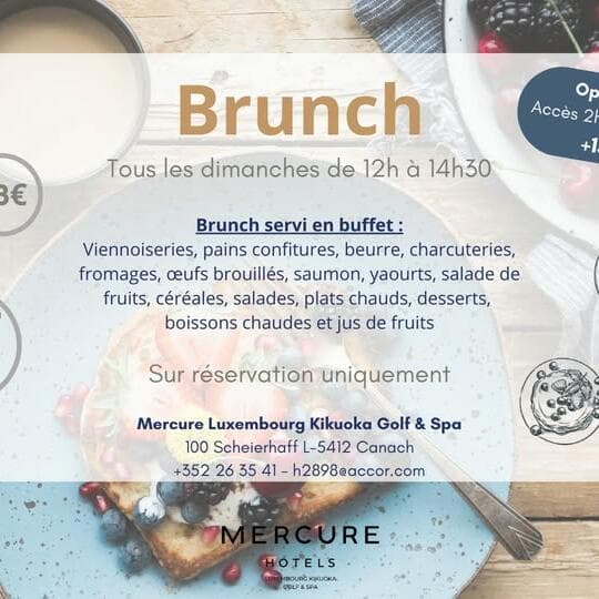 Brunch (with Spa option)
