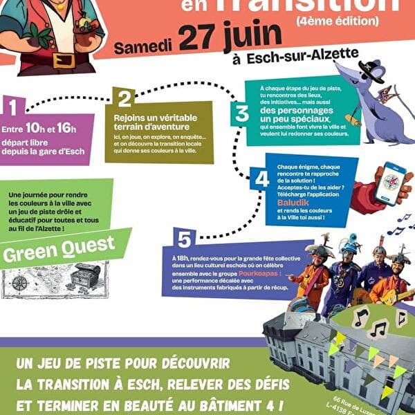4th Citizens in Transition Festival - A treasure hunt to discover the transition in Esch
