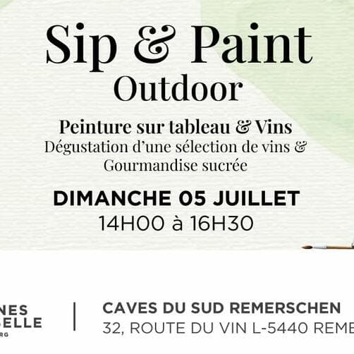 Sip & Paint au cœur des vignes