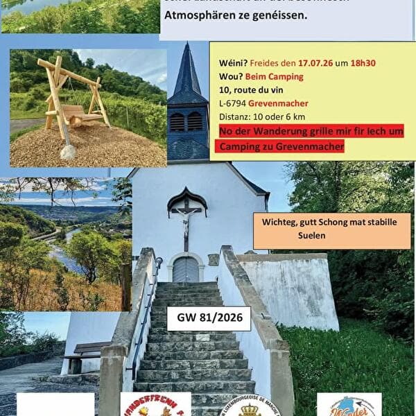 GREVENMACHER (Wanderfrënn Mertert) FLMP IVV celebrated hike