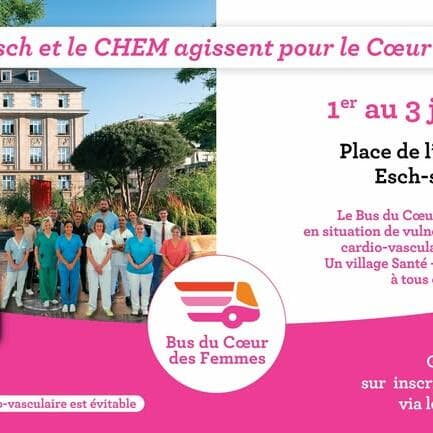 Le Bus du Cœur des Femmes in Esch-sur-Alzette