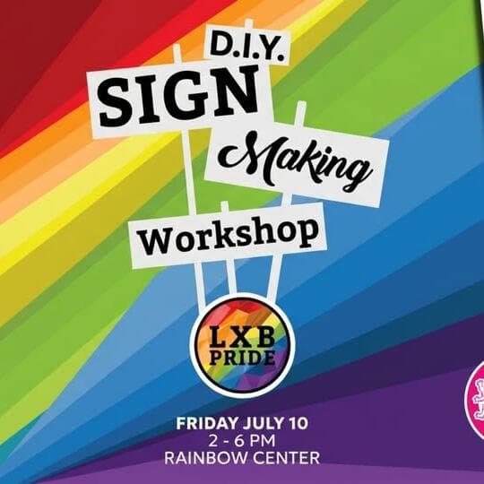 Atelier de création de pancartes DIY - Préparez-vous pour la Pride !