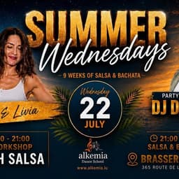 Our summer salsa & bachata Wednesdays