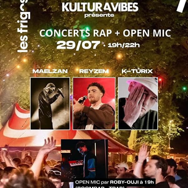 KAV Summer (Rap) - Maelzan - Reyzem - K-turix + Open mic
