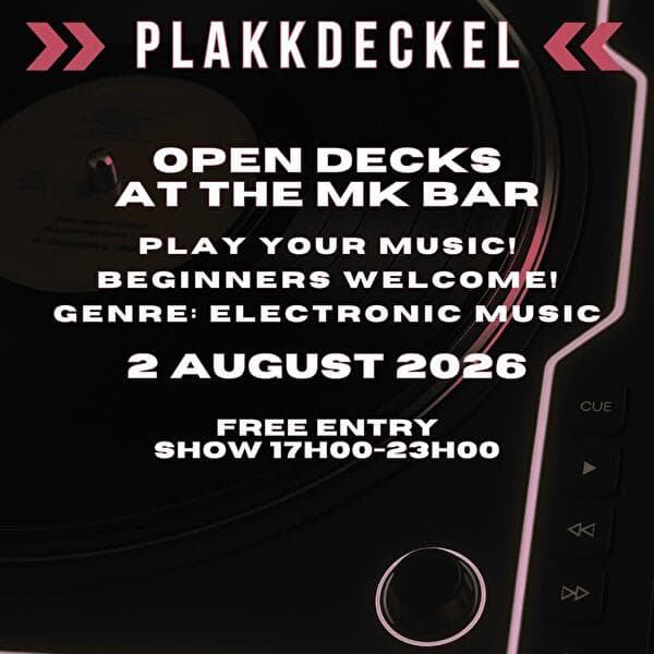 Plakkdeckel - open decks au MK Bar
