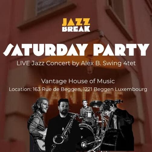 Jazz Break Night - Musique live par Alex B. Swing 4tet