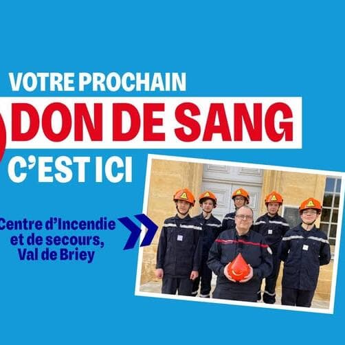 Don de sang au Centre d'incendie et de secours