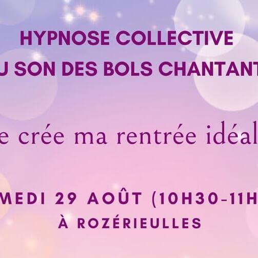 Collective hypnosis with singing bowls