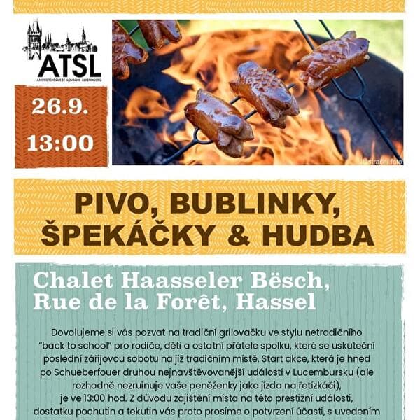 Pivo, bubblinky, špekáčky & hudba