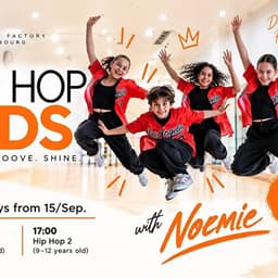 Trial lesson: Hip Hop Kids 1 (6-9 y.o.) & 2 (9-12 y.o.)