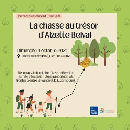 La chasse au trésor d'Alzette Belval