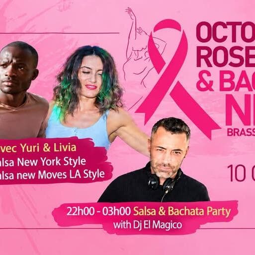 Pink October / Octobre Rose: Salsa & Bachata night