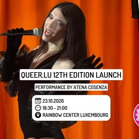 queer.lu 12th Edition Launch – Performance by Atena Cosenza