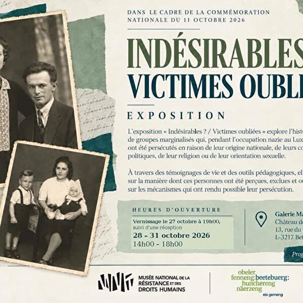 Indésirables ? | Victimes oubliées – Exhibition