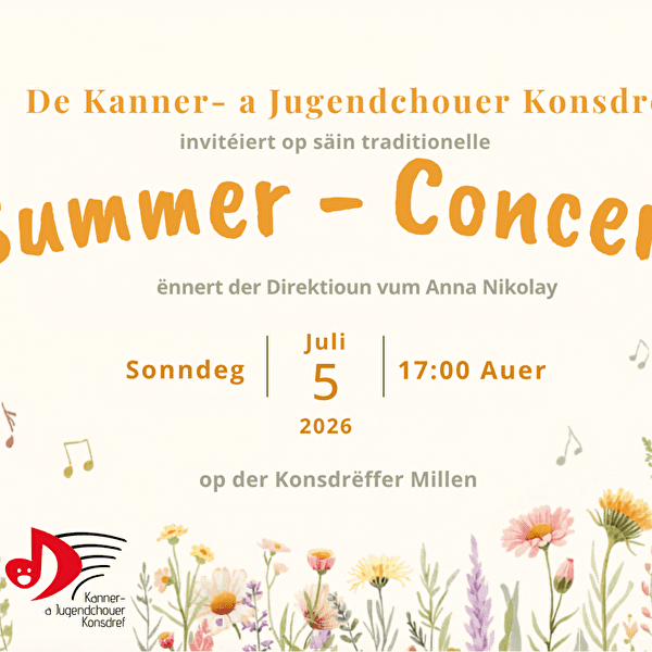 Concert d'été du chœur d'enfants et de jeunes
