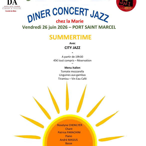 Jazz dinner concert