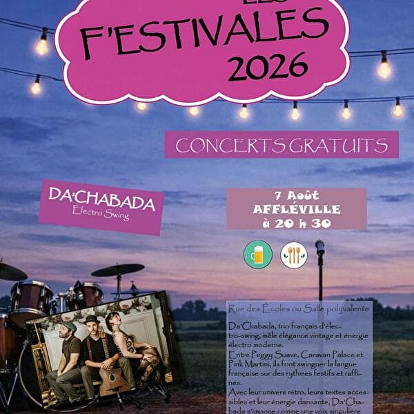 Concert dans le cadre des F'estivales à Affléville