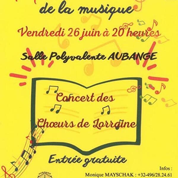 Fête de la Musique | Les Chœurs de Lorraine in Aubange