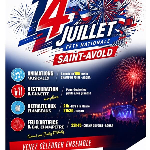 Fête nationale du 14 juillet 2026 à Saint-Avold