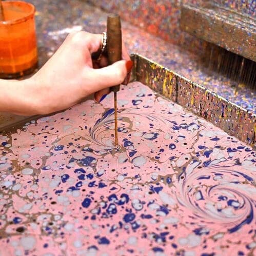 Atelier marbrure