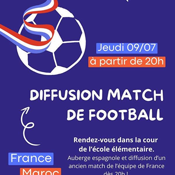 Diffusion du quart de finale de la Coupe du Monde – France / Paraguay