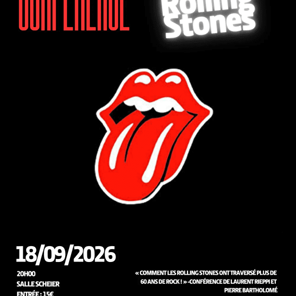 Comment les Rolling Stones ont traversé plus de 60 ans de rock ! (conférence)