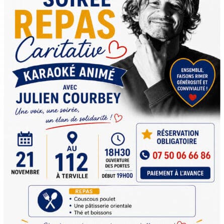 Soirée caritative et karaoké