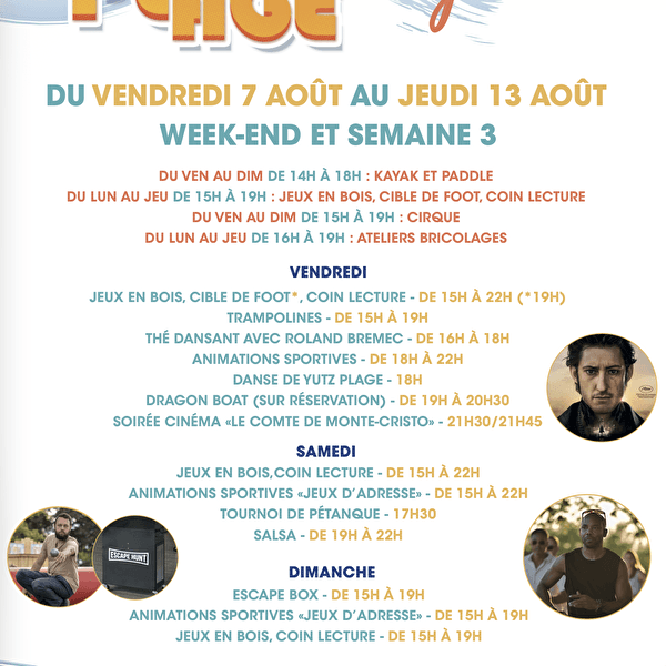 Yutz Plage – Place à la 3e semaine