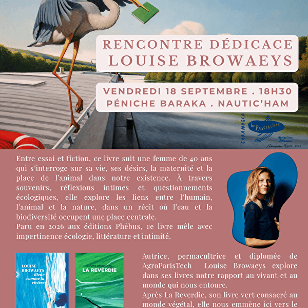 Rencontre dédicace avec Louise Browaeys
