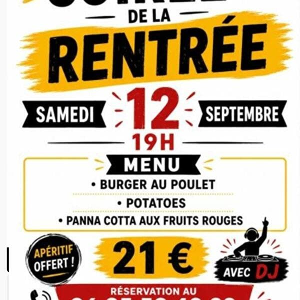 Soirée de la rentrée