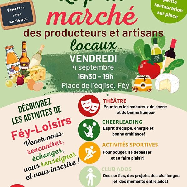Le p'tit marché des producteurs et artisans locaux