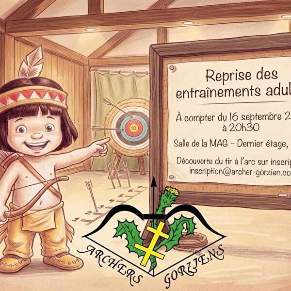 Les Archers Gorziens reprennent leurs entraînements adultes