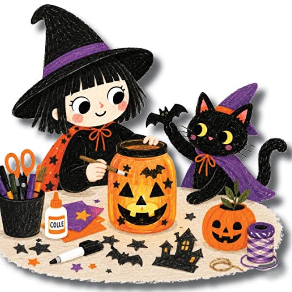 Atelier photophore d’Halloween