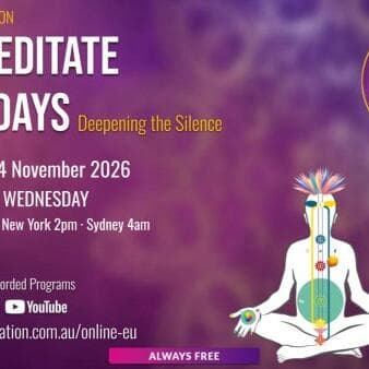 Guided meditation  Deepen the silence