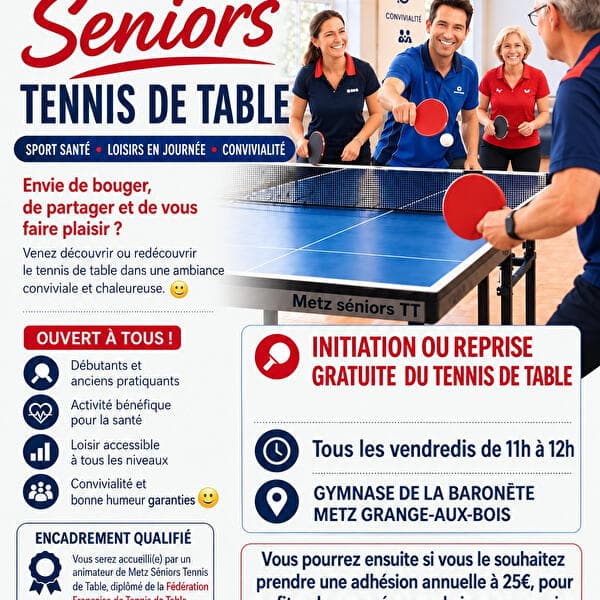 Table tennis initiation