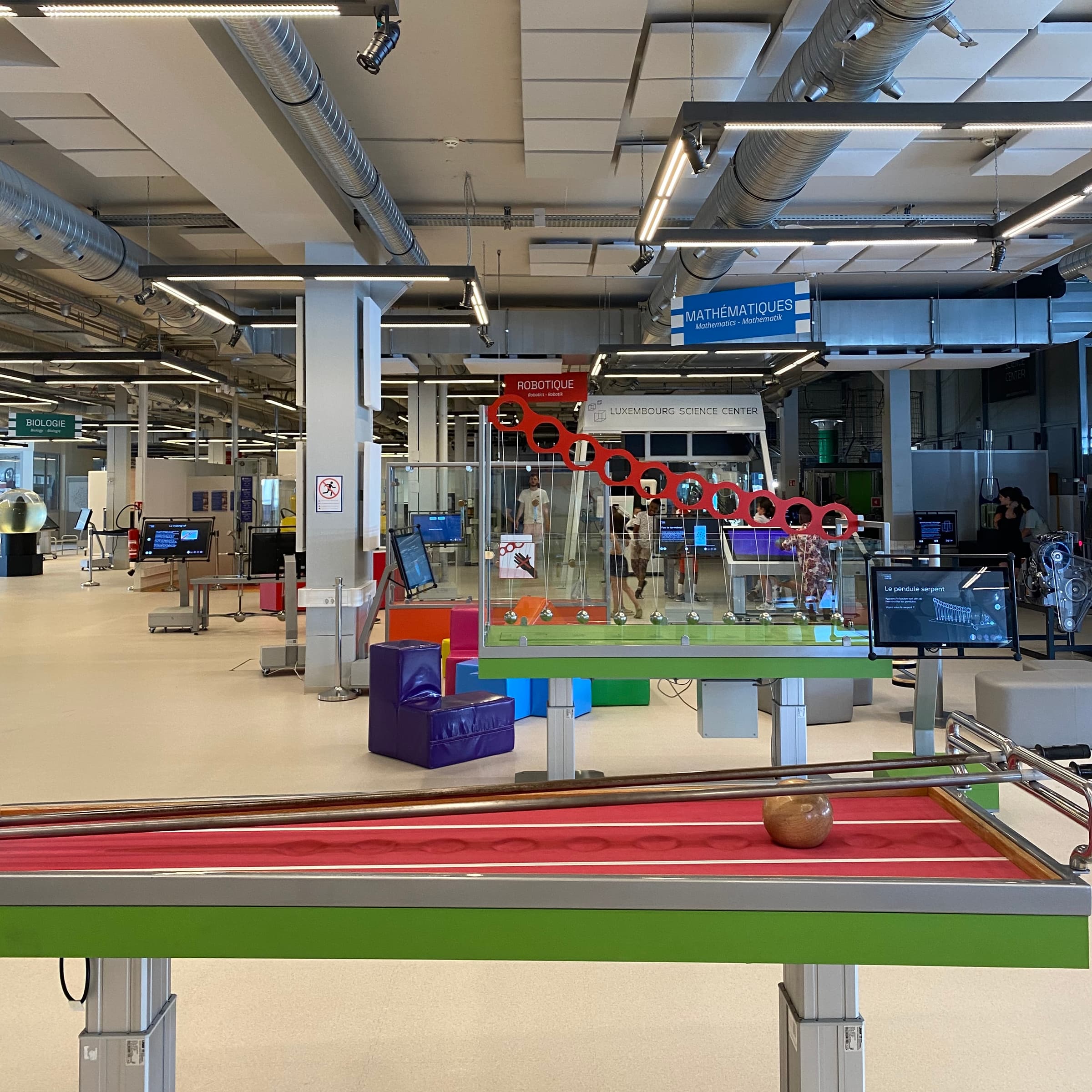 Rendez-vous au temple des savoirs au Luxembourg Science Center