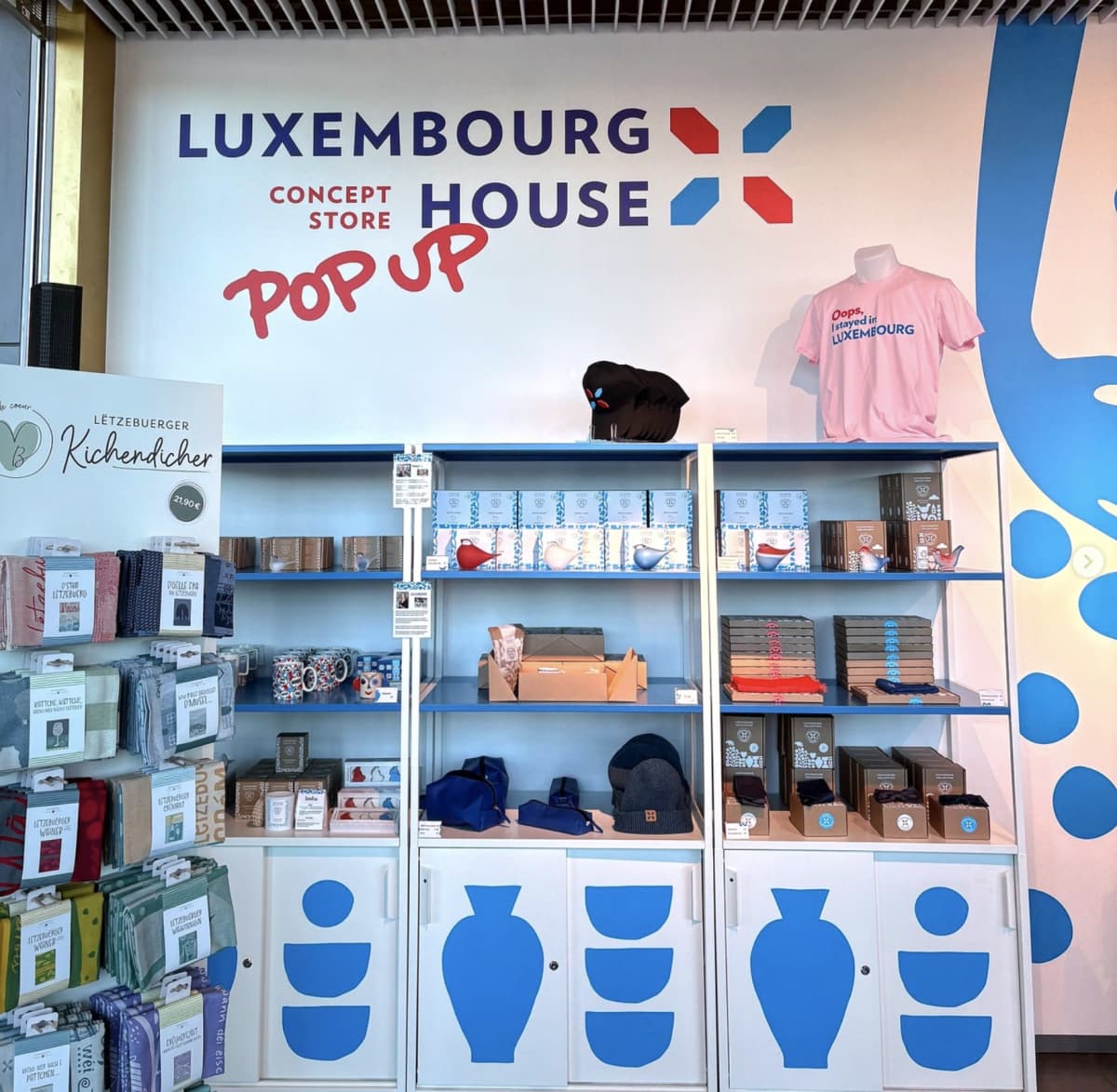 LuXembourg House Pop-up Store : cadeaux et souvenirs luxembourgeois à l’aéroport Luxembourg - 1