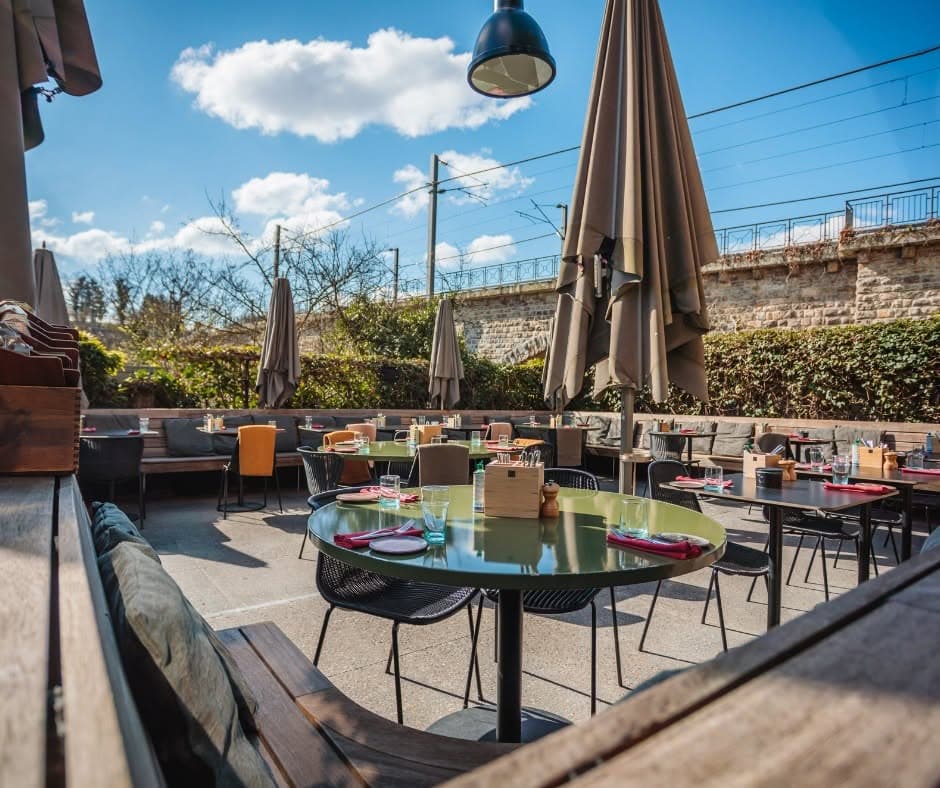 Um Plateau, the trendiest terrace in Luxembourg City