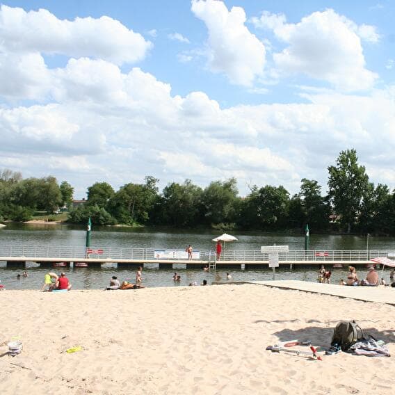Woippy Beach for cooling off in the summer