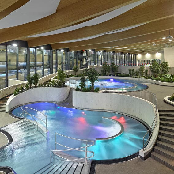 Aquasud in Differdange: the swimming pool with numerous pools