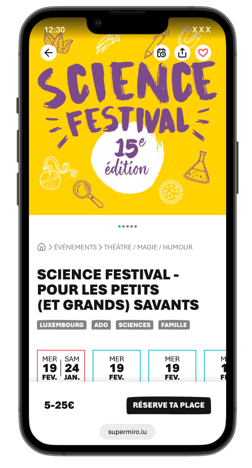 Booste ton événement