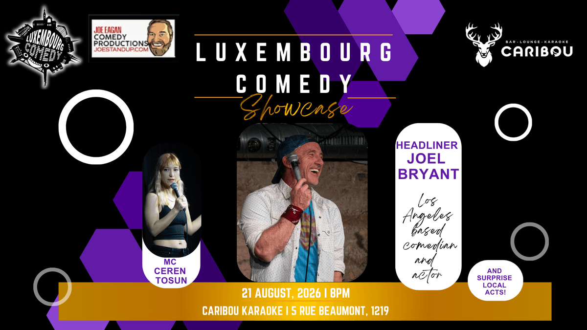 Spectacle de stand-up – Tête d’affiche Joel Bryant