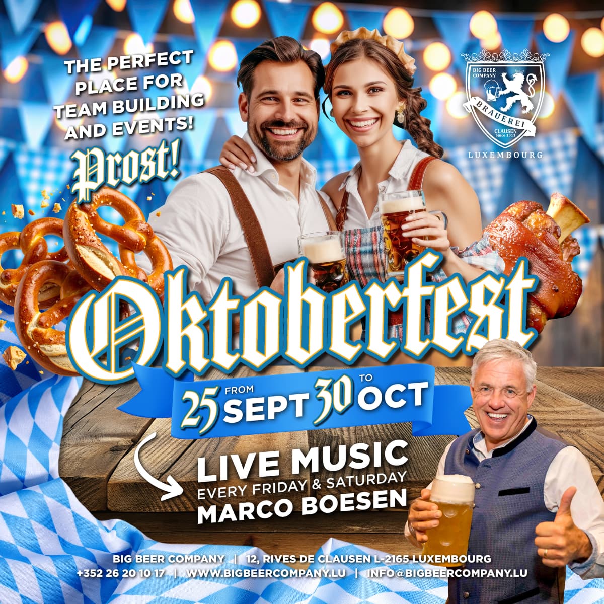 OKTOBERFEST 2026 : l’ambiance bavaroise débarque à Clausen ! - 1