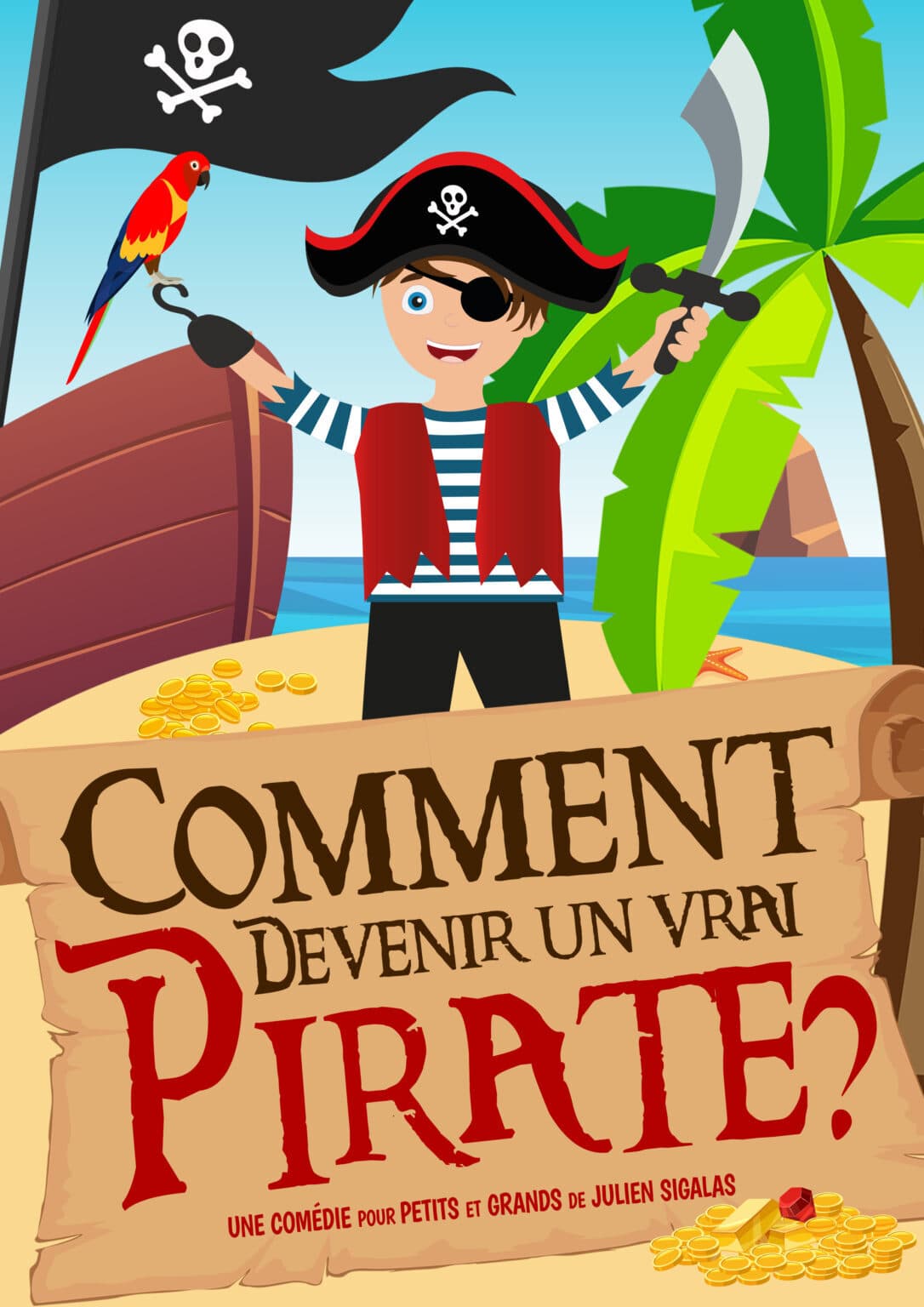 Comment devenir un vrai pirate ? - Spectacle jeune public