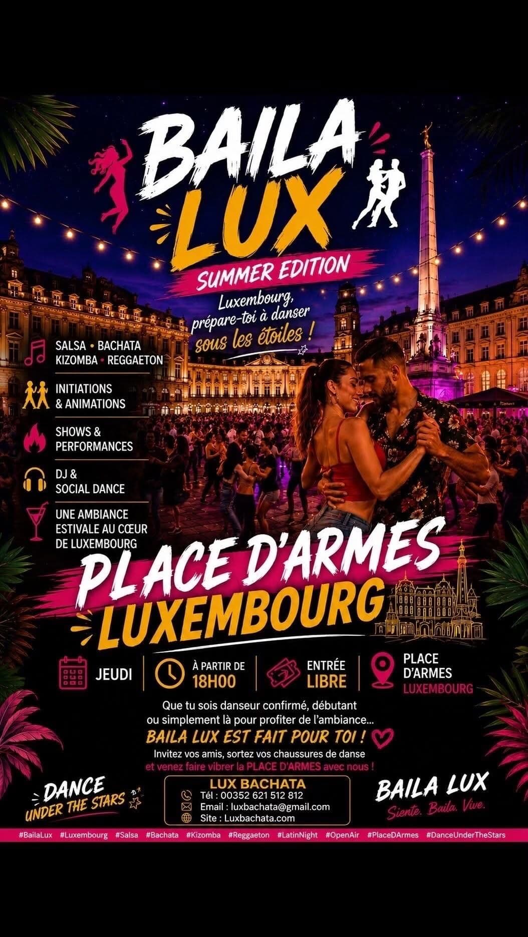 SBK open air - Faisons trembler la Place d'Armes!