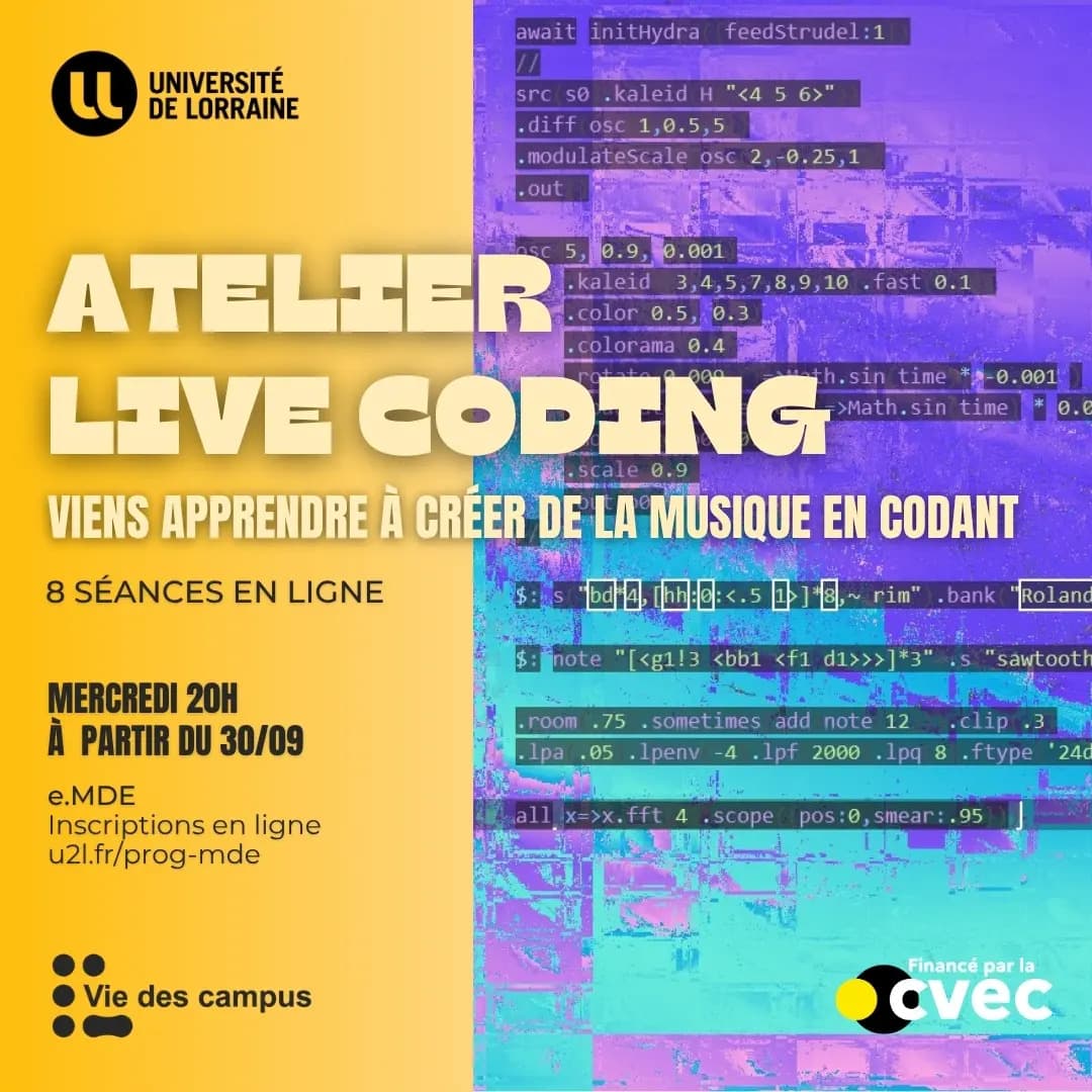 Atelier Live-coding