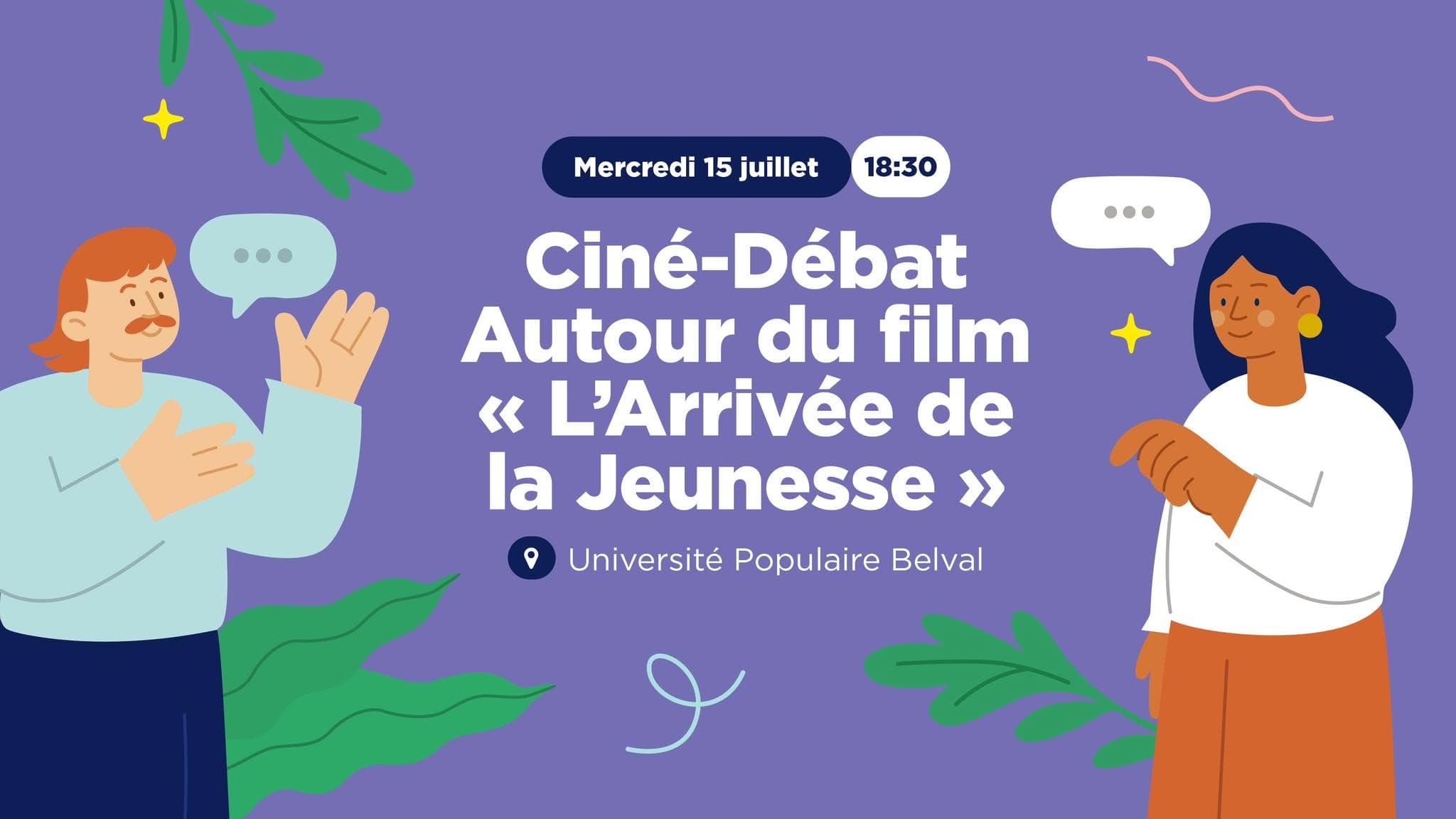Ciné-Débat: L’Arrivée de la Jeunesse