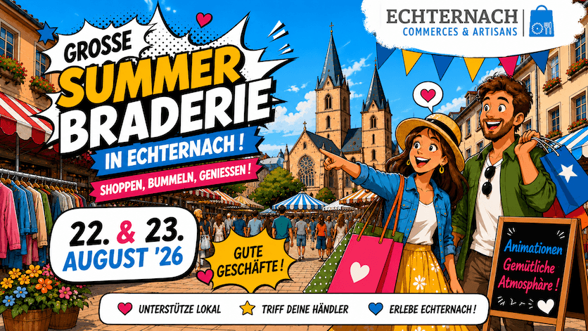 Braderie d'été à Echternach