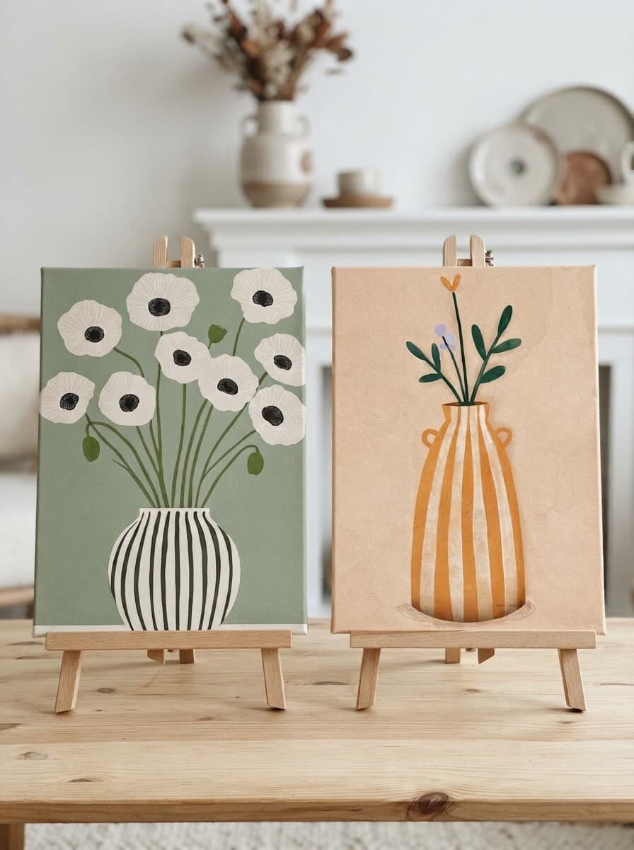 Arts acryliques « Fleurs »