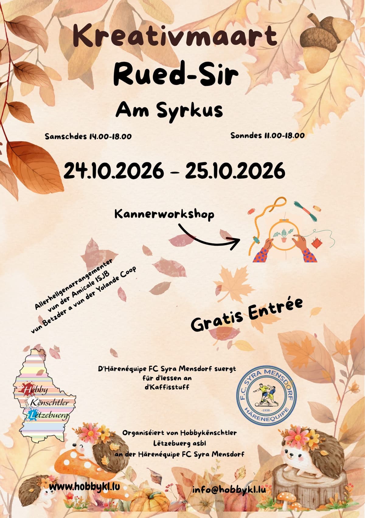 Creative market at Syrkus in Roodt-sur-Syre